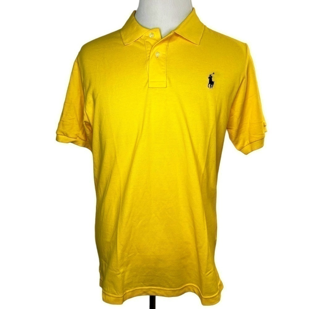 Polo Ralph Lauren Custom Fit Yellow Polo Shirt